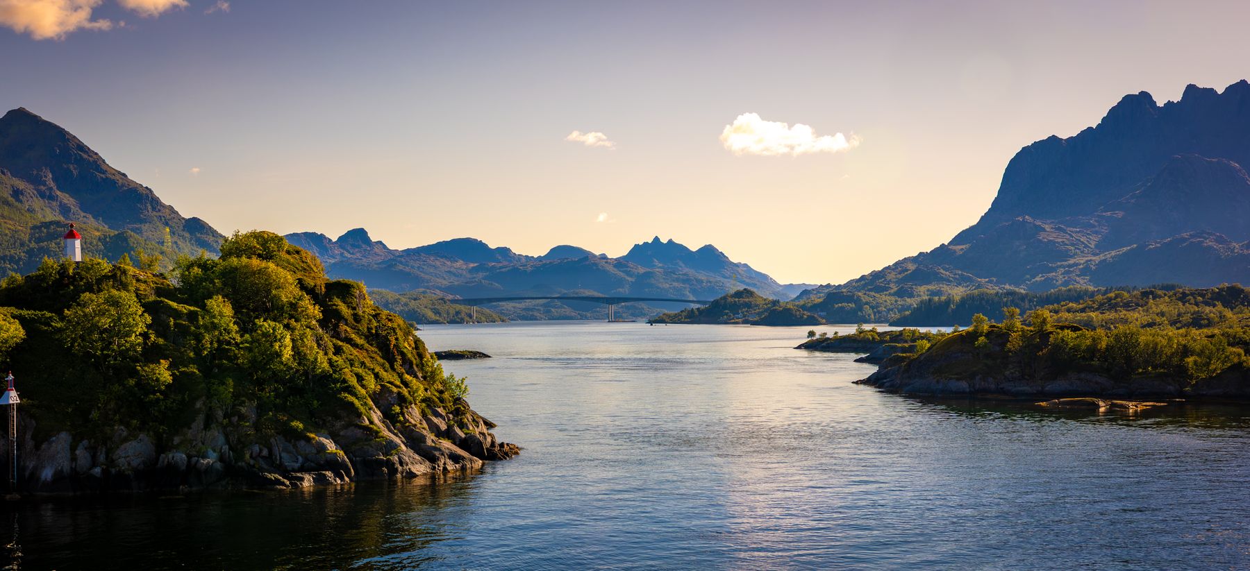 Raftsundet Bridge in the Lofoten Archipelago